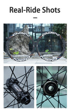 ODIN Carbon Fiber Wheelset 50mm Deep Rim Carbon Road Bicycle Wheels 700C Disc Brake 1450g Lightweight 21/28mm Width Center Lock