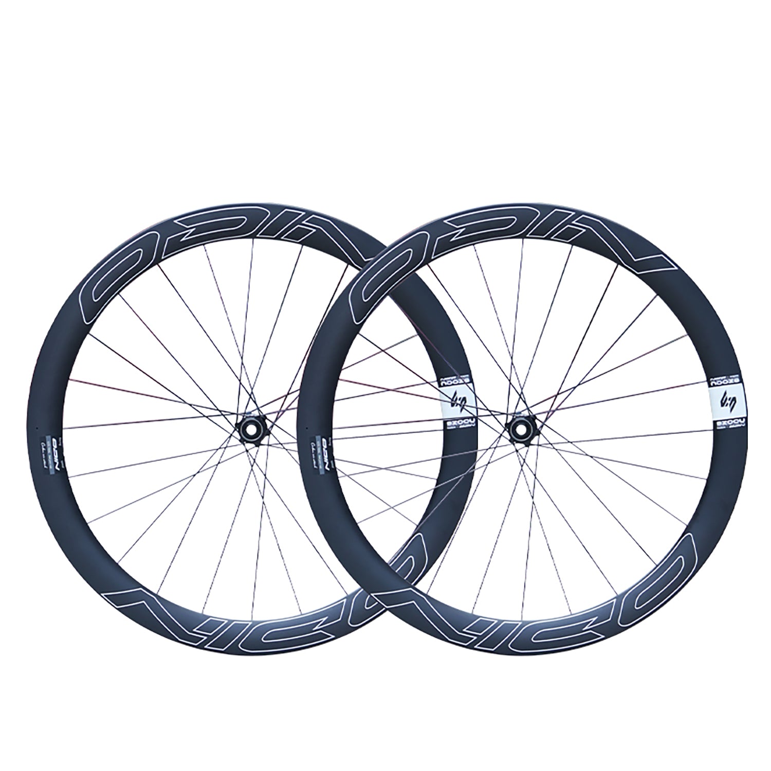 ODIN Carbon Fiber Wheelset 50mm Carbon Road Bicycle Wheels 700C Disc Brake 1450g Lightweight 21/28mm Width Center Lock