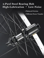 VSPRINT Carbon Fiber Road Bike Wheelset 45/50mm 60/65mm Aero wave carbon wheels 700c Center Lock Disc Brake 21/28mm Width 24H Spokes