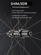 VSPRINT Carbon Fiber Road Bike Wheelset 45/50mm 60/65mm Aero wave carbon wheels 700c Center Lock Disc Brake 21/28mm Width 24H Spokes