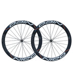 ODIN Carbon Fiber Wheelset 50mm Deep Rim Carbon Road Bicycle Wheels 700C Disc Brake 1450g Lightweight 21/28mm Width Center Lock